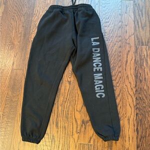 Adult unisex LA dance Magic patch Black Sweatpants very detailed and thick